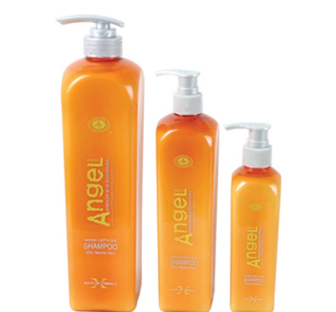 Angel Professional Marine Depth Dry Hair Shampoo 2 Sizes Shampoo