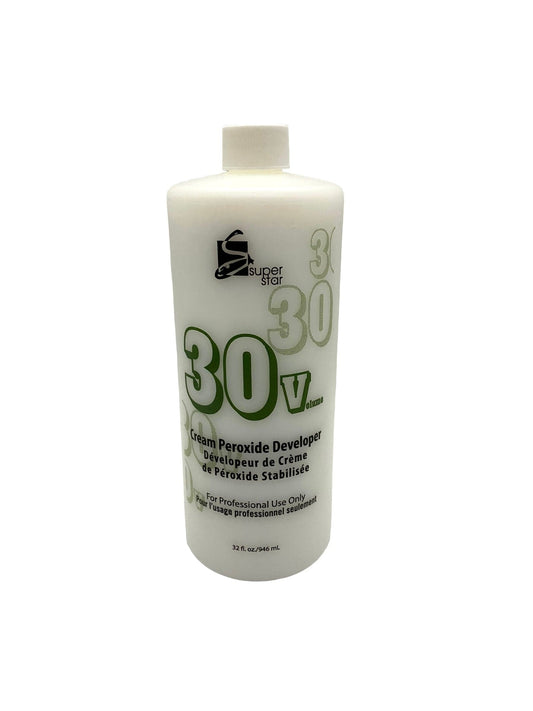 30 Volume Cream Peroxide Super Star Color Developer 32 oz Hair Color