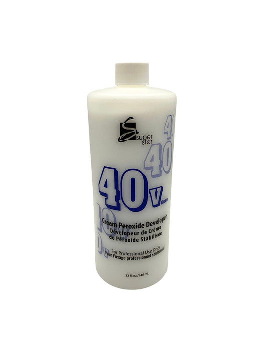 40 Volume Cream Peroxide Super Star Color Developer 1 Lit 40 Volume Cream
