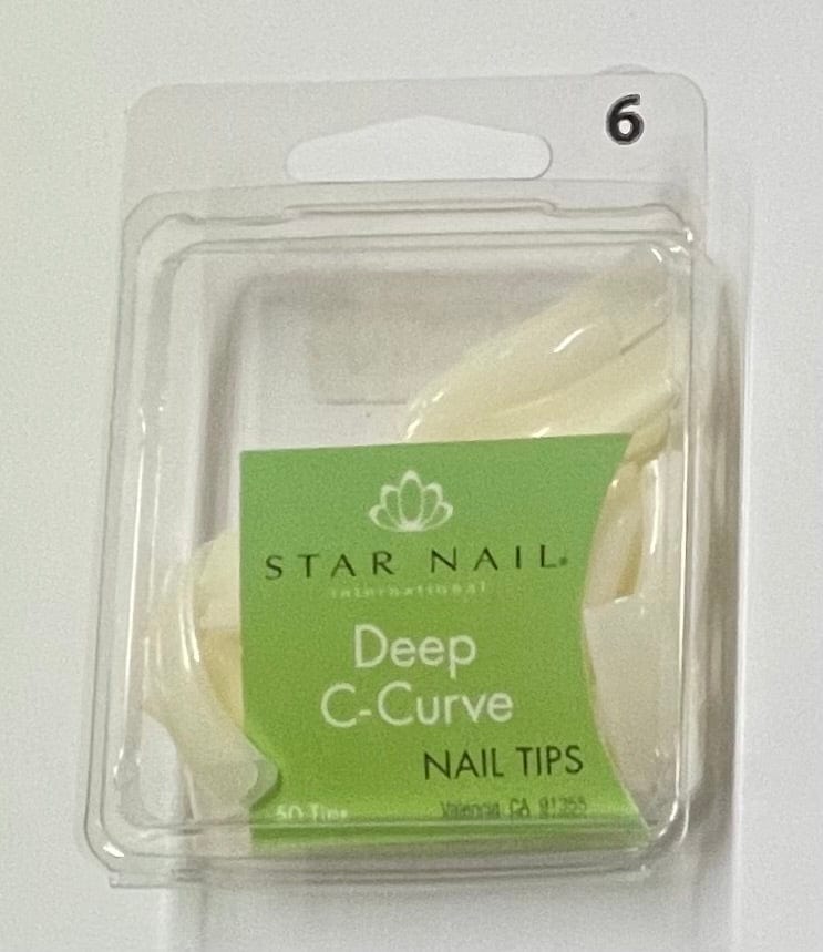 Nail Tips Star Nail Deep C Curve Nail Tips 50 pk Nail Tips