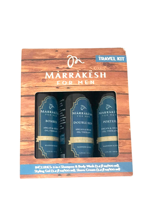 Men’s Shampoo, Body Wash & Gel Earthly Body Marrakesh Travel Kit
