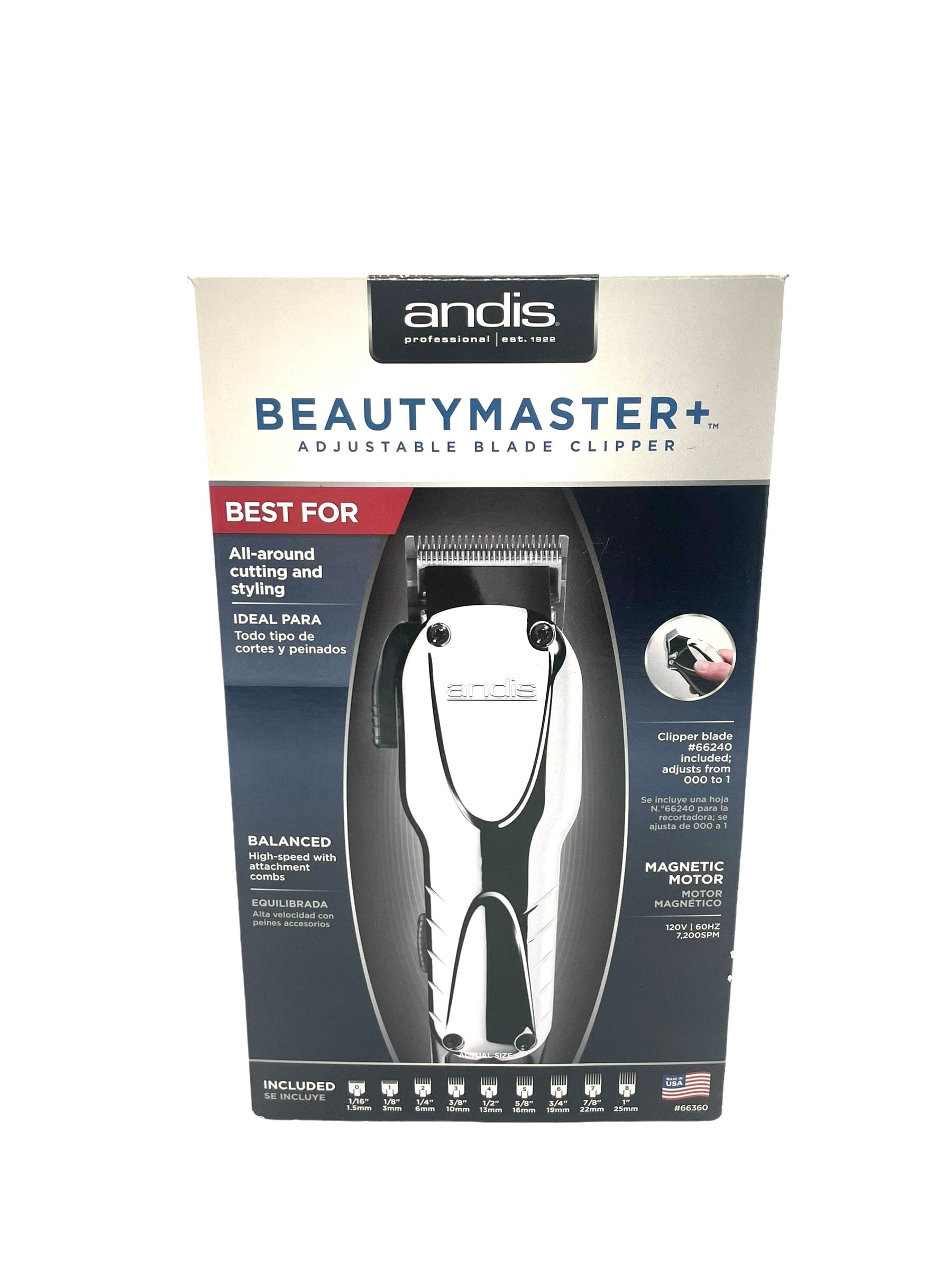 Andis Professional Beauty Master Clipper #66360 Hair Clipper