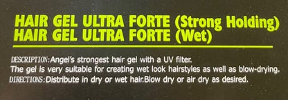 Angel Professional Hair Gel Ultra Forte Red (Wet) 6.7oz Hair Gel