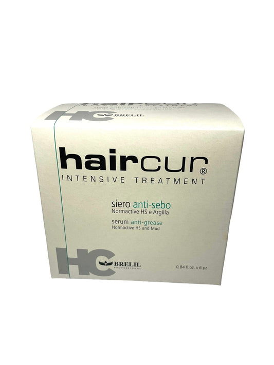 Anti Oily Hair & Scalp Intensive Hair Cur Anti Sebo Serum Treatment 6pc Hair Care
