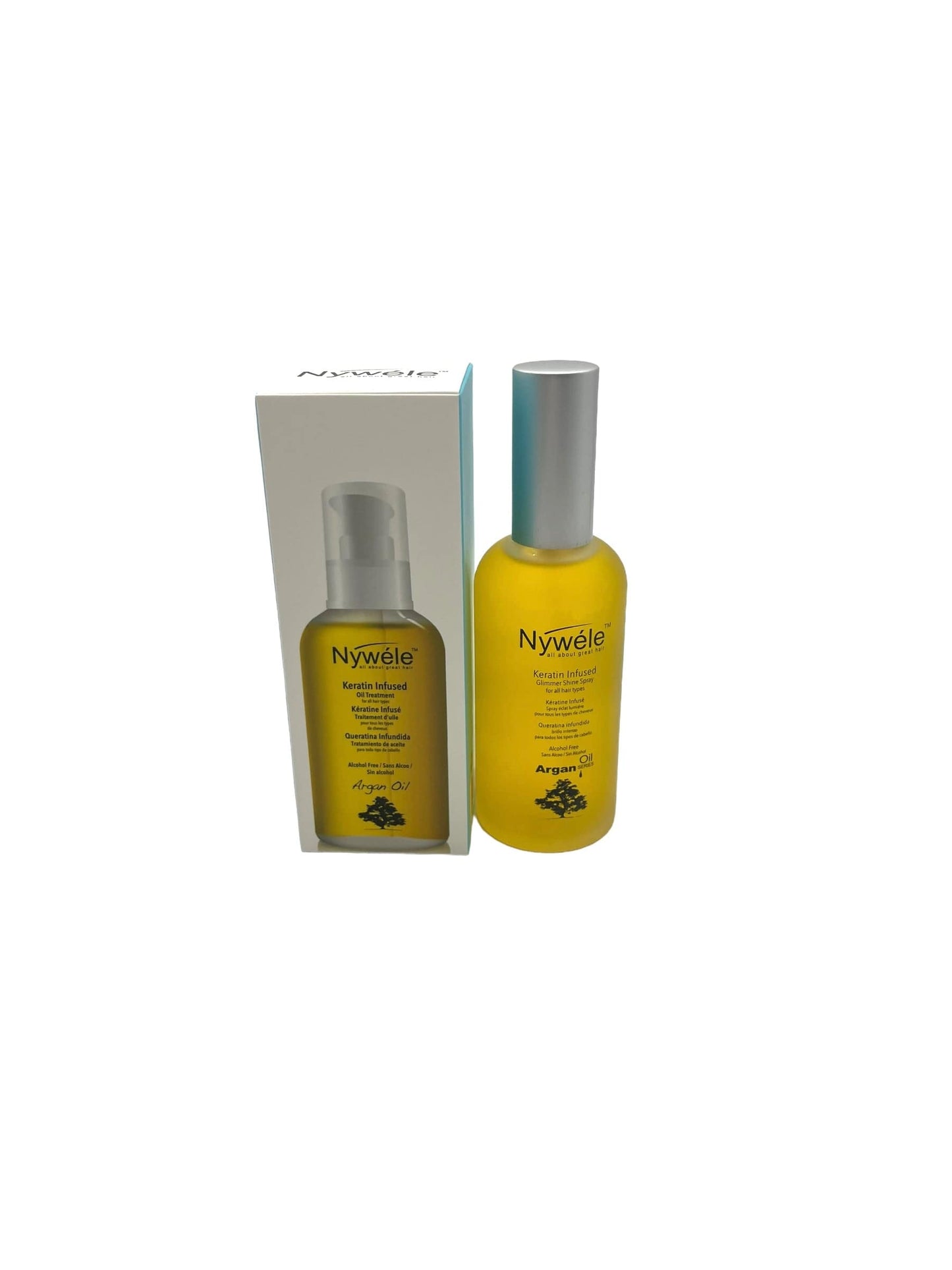 Argan Oil Keratin Infused Nywele Hair Oil Spray 3.4 oz Hair Oil