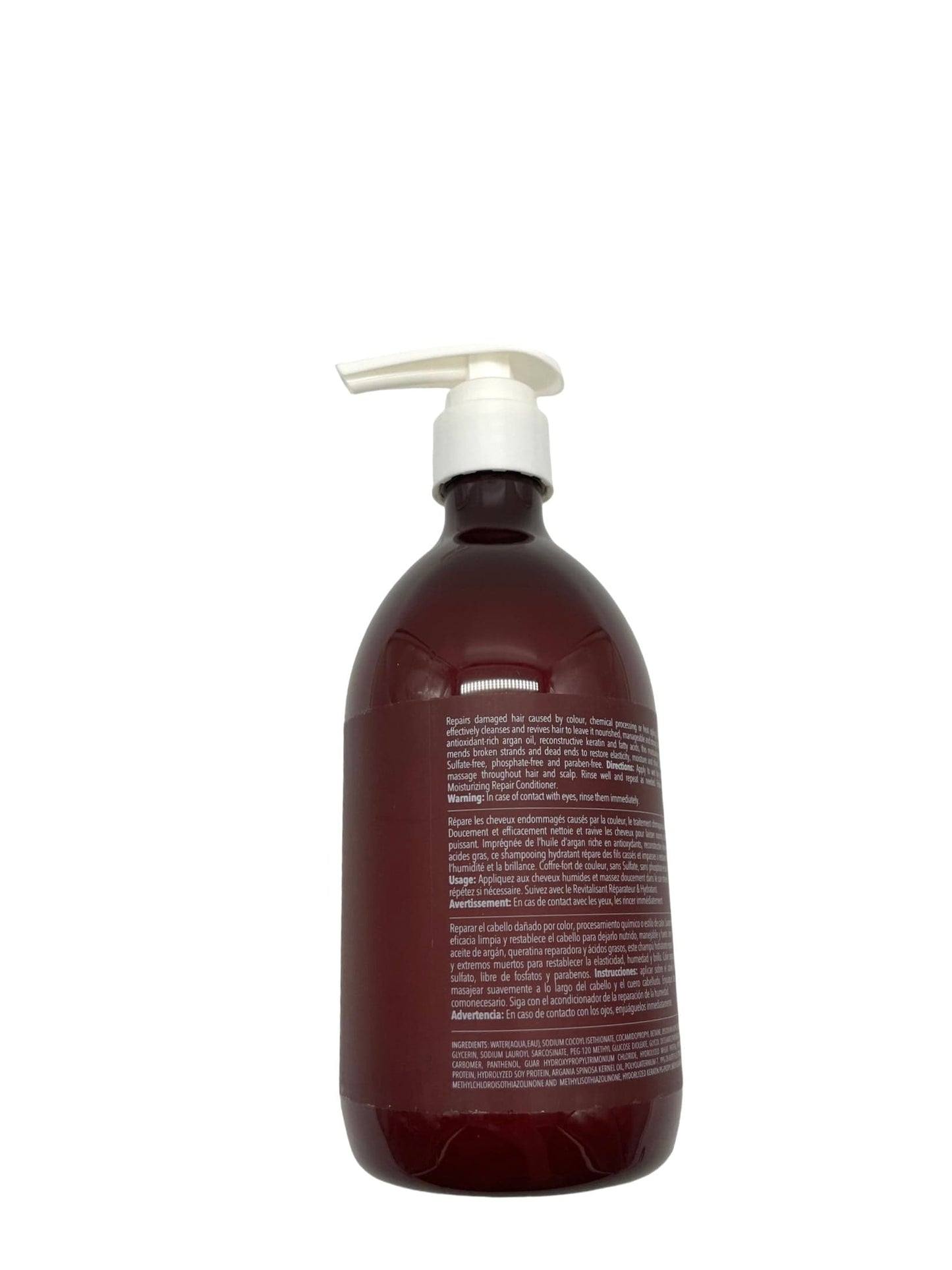 Argan Oil Shampoo Keratin Infused Nywele Hair Repair 16.9 oz Shampoo