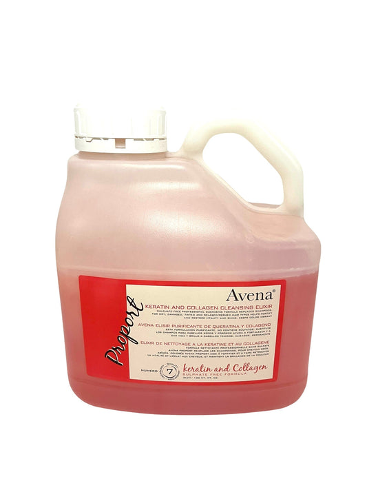 Avena Proport 7 Keratin & Collagen Cleansing Elixir Shampoo 100 oz/ 3 LT Keratin Shampoo