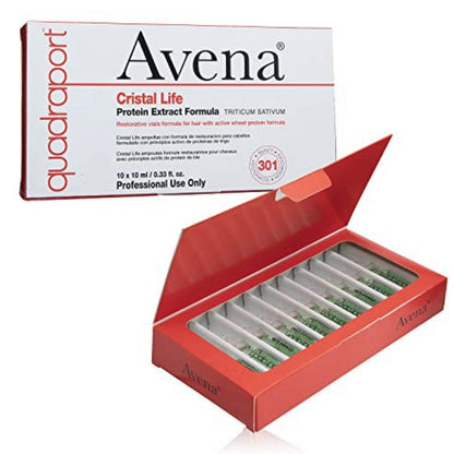 Avena Quadraport 301 Cristal Life Vials Protein Treatment 10 pk Hair Treatment