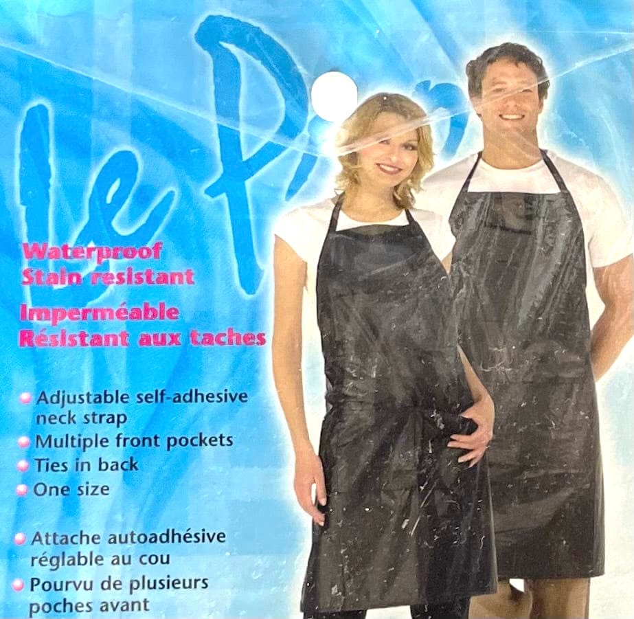 Barber or Hairdresser Apron Unsex Waterproof Vinyl One Size