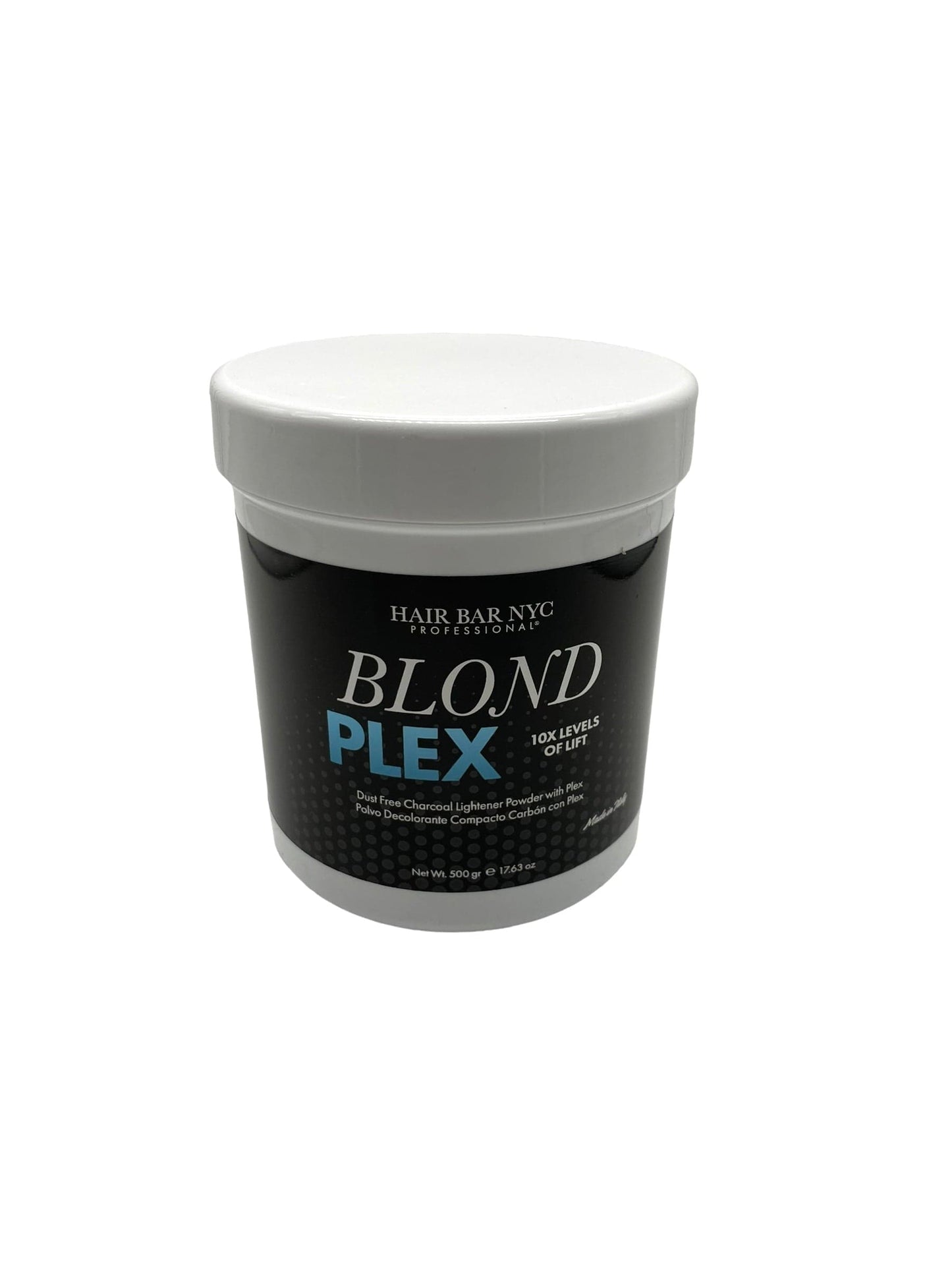 Hair Bleach No Ammonia Blond Plex Violet  or Charcoal 10 Level Lift Bleach