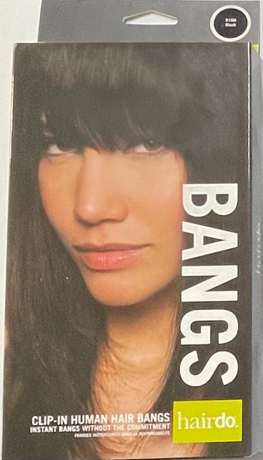Clip In Bang Human Hair 100% Straight By Hairdo Bangs HH