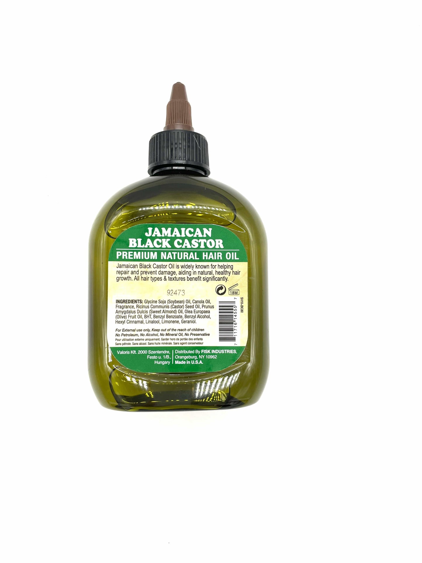 Difeel Premium 99% Natural Blend Jamaican Black Caster Oil 7.1oz Caster Oil