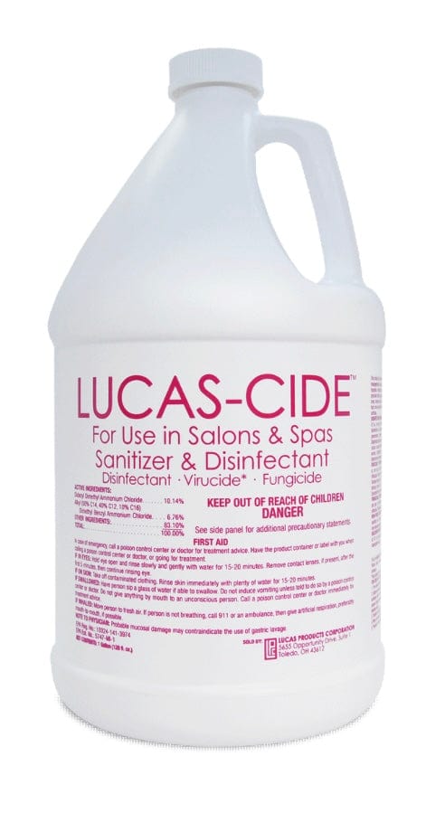 Disinfectant Sanitizer Lucas Cide Pink Ready To Use 1 Gallon Health & Beauty