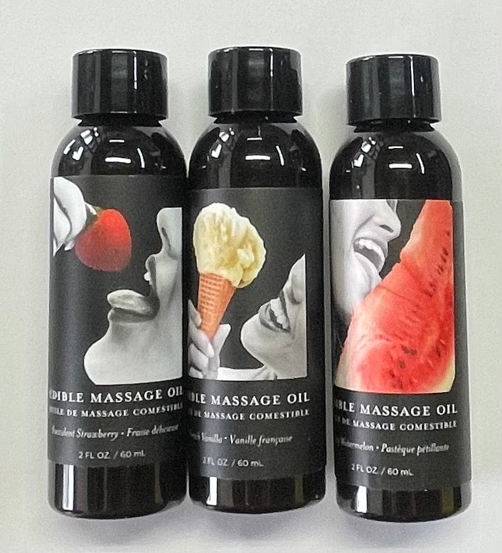 Earthly Body Edible Massage Oil 3 pk/2 oz Each Massage Oil