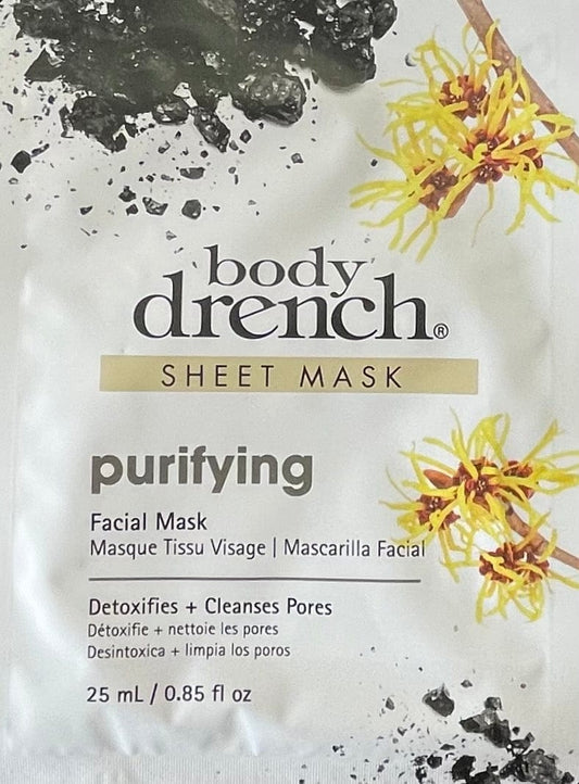 Face Mask Purifying Body Drench Sheet Facial Mask 1 pc Face Mask
