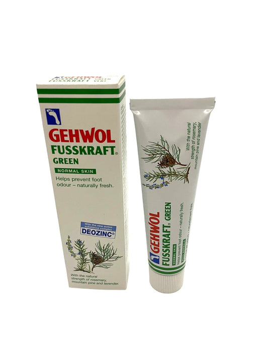 Gehowl Green Foot Cream Fusskraft For Sweaty Feet 2.6 oz