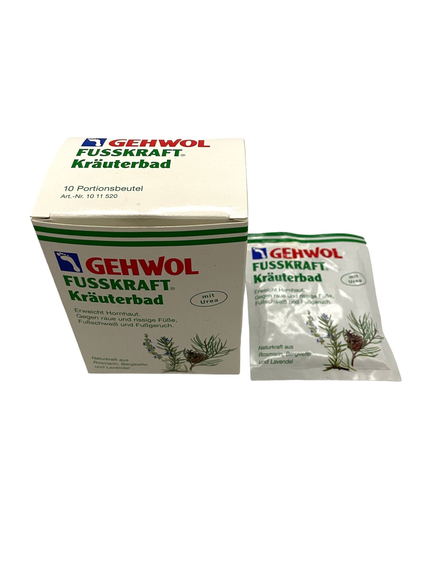 Gehowl Green Herbal Foot Bath Fusskraft Krauterbad 10 Packet Foot bath