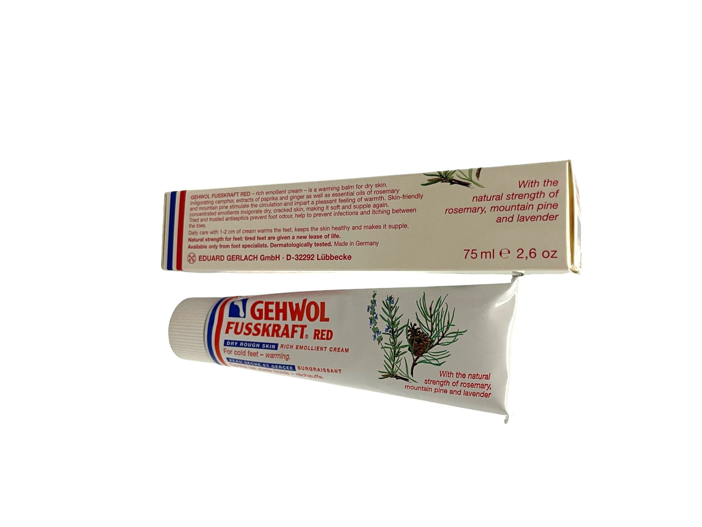 Gehowl Red Foot Cream Dry Rough & Cold Feet Rich Emollient (Fusskraft) 2.6 oz Health & Beauty
