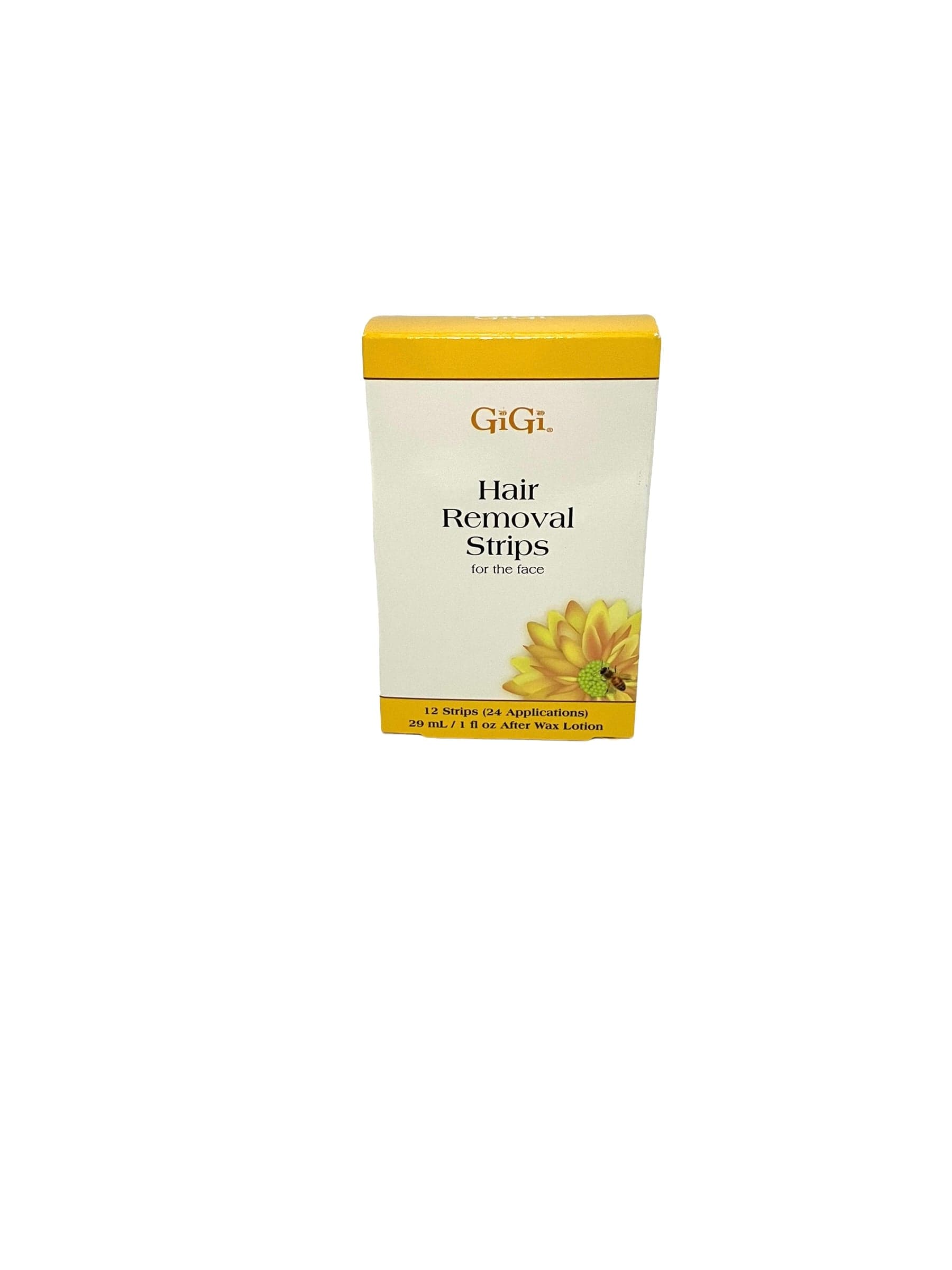 GiGi Hair Removal Face Wax Strips Honee Beeswax 12 Strips