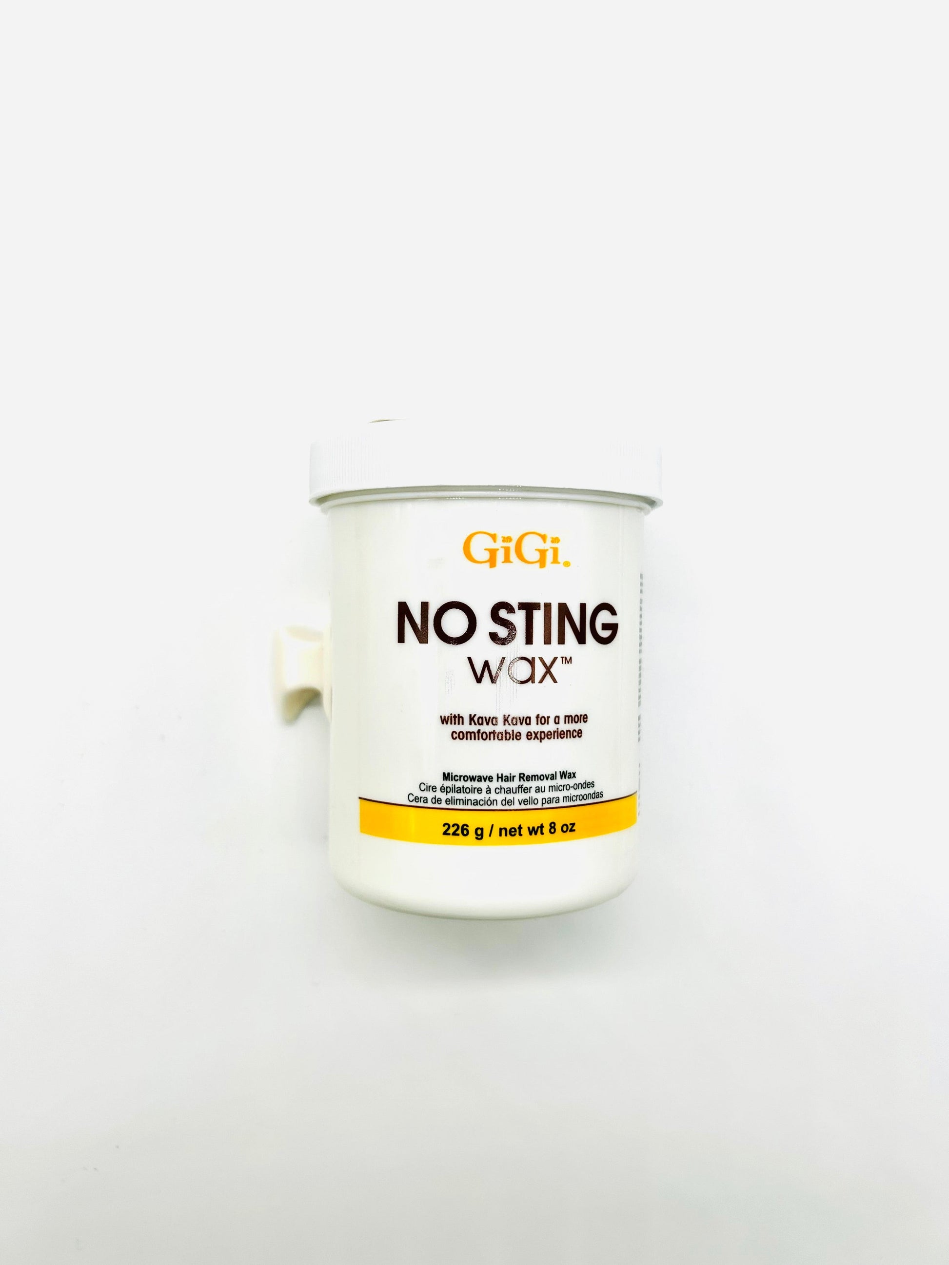 GiGi No Sting Hair Removal Wax Microwavable 8 oz Body Wax