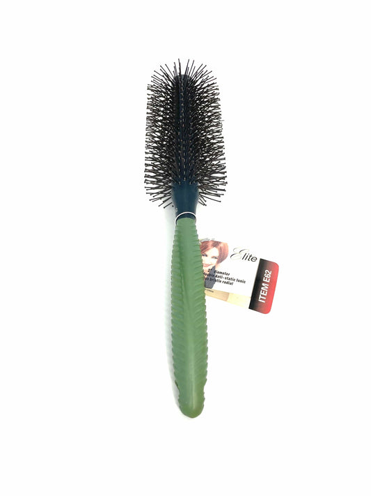 Hair Brush Round Elite 2" Double Anti Static Ionic Nylon Bristle Elite # E62 Round Brush