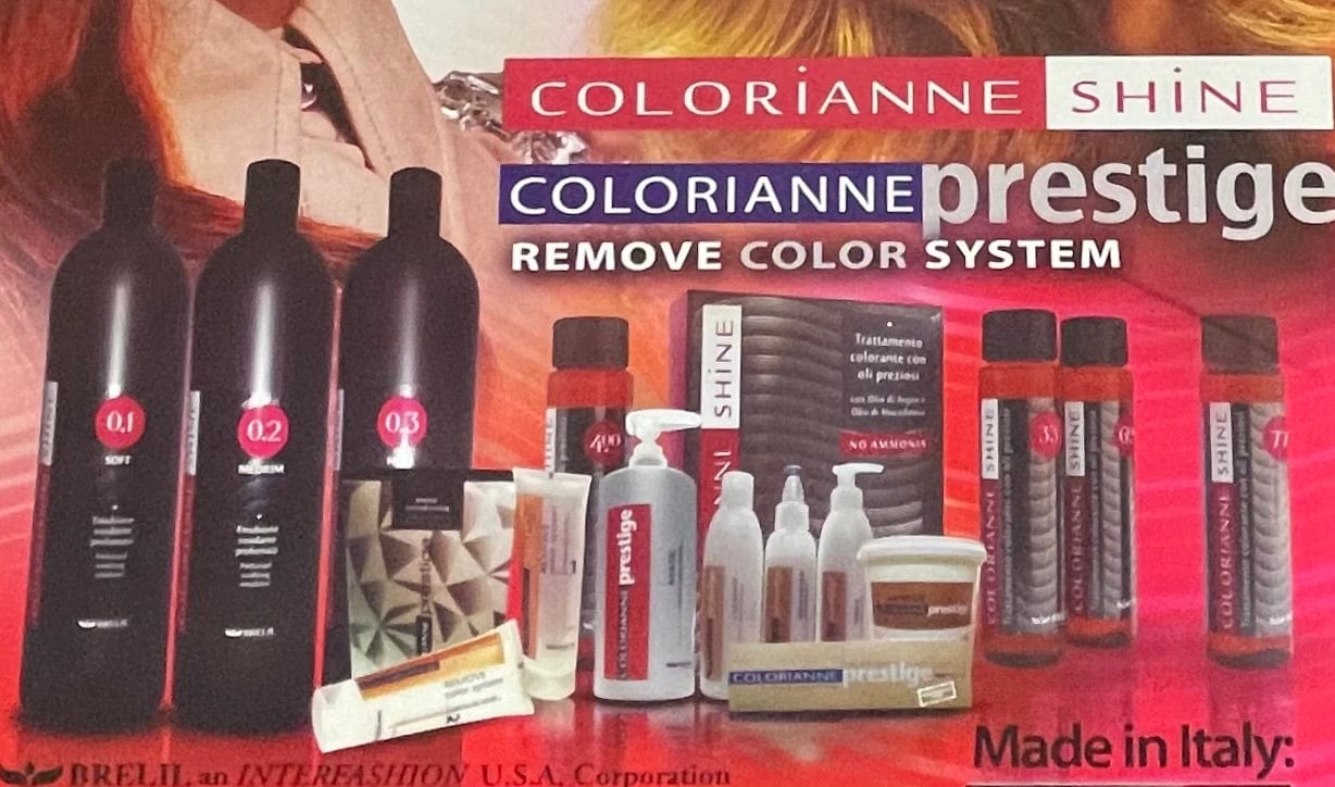 Hair Color Colorianne Shine No Ammonia 38 Shades Liquid 2 oz Hair Color