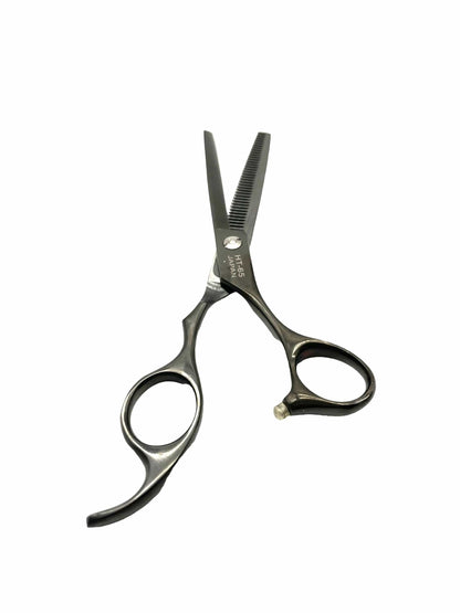 Hair Cutting Scissors Black Midori HT-6.5" Thinning Shears Hair Shears