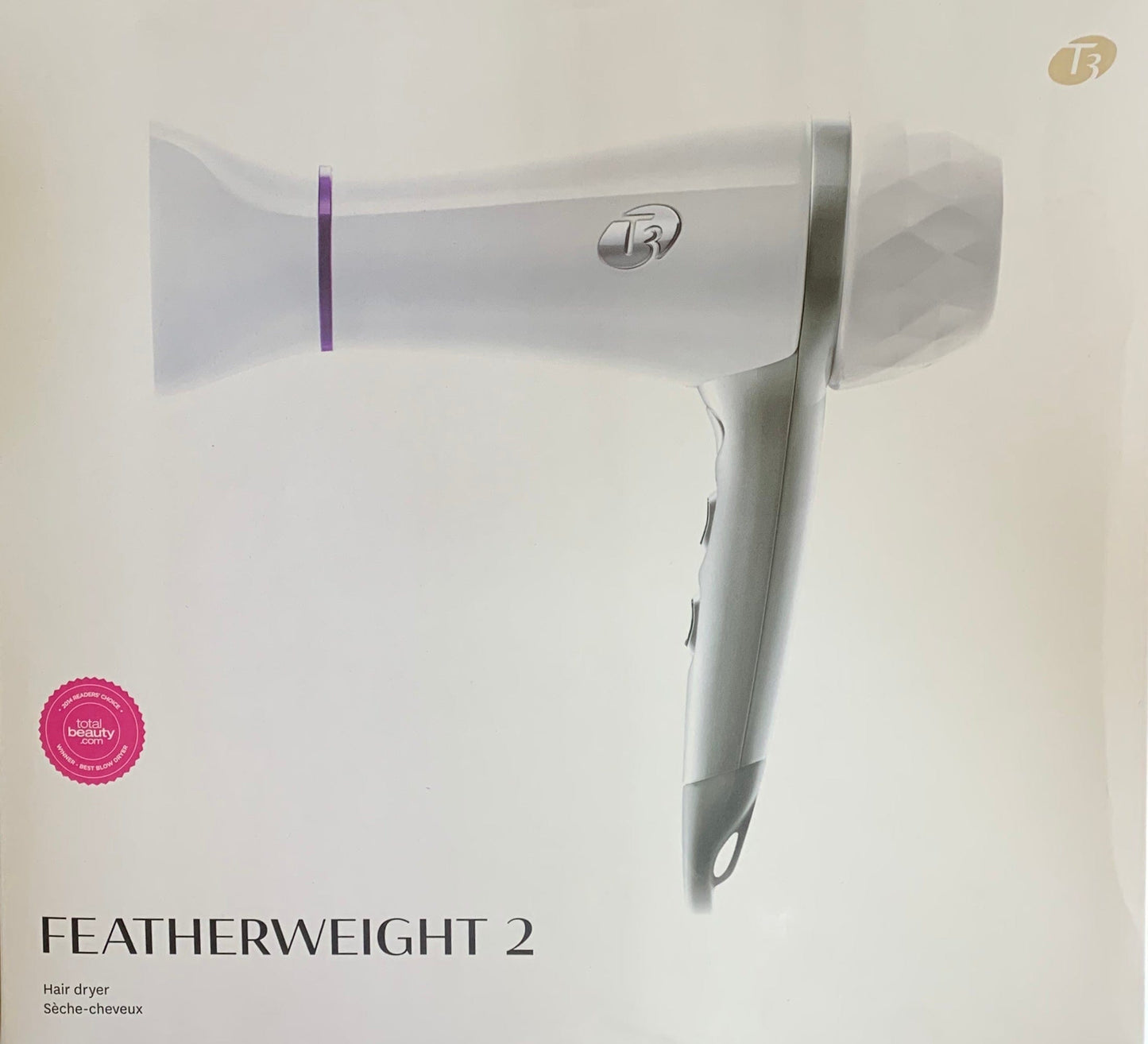 Hair Dryer T3 Micro Featherweight 2 Dryer Tourmaline + Ceramic Dryer