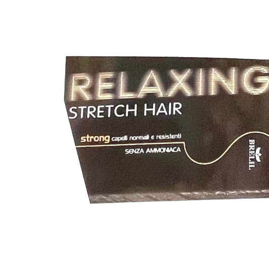 Hair Relaxer Brelil Stretch Hair Strong Formula Kit Hair Relaxer