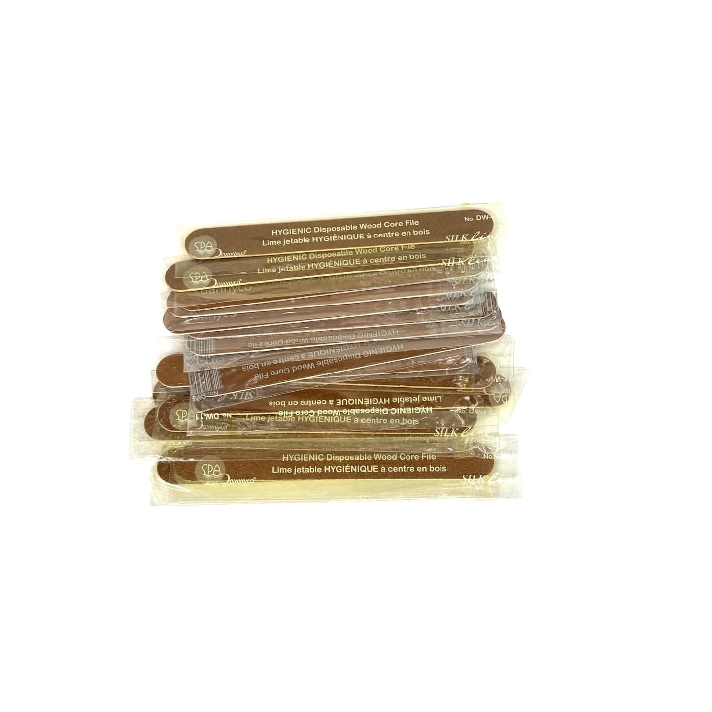 Wood Nail File For Manicure & Pedicure Long 25pk Nail File