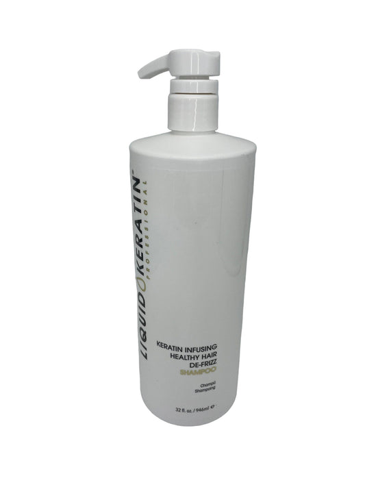 Liquid Keratin Infusing Healthy Hair De-Frizz Shampoo 32 oz Keratin Shampoo