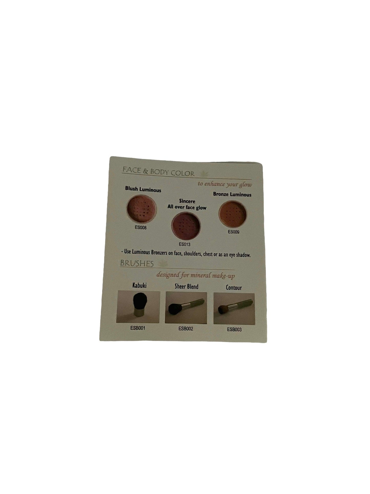 Makeup Brushes Earthly Body Collection Makeup brush