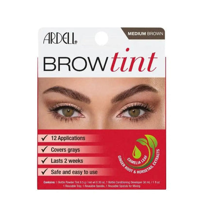 Ardell Brow Tint Soft Black - Dark Brown - Med. Brown Kit Brow Tint