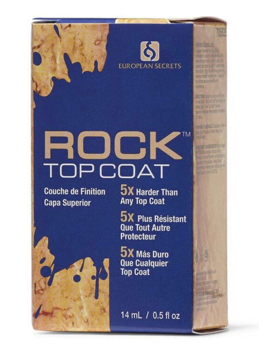 Nail Top Coat Rock Hard 5X Hardener 0.5 oz Nail Care