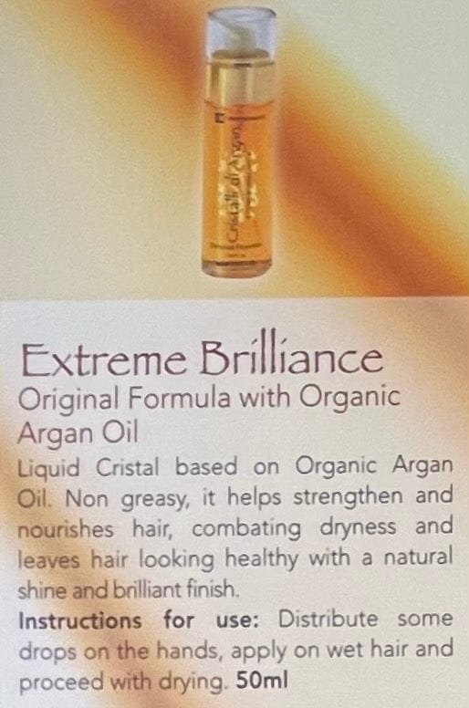 Organic Argan Hair Oil Cristalli Di Argan 1.69 oz Hair Oil