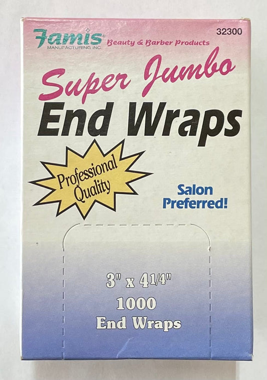 Perm End Wraps Super Jumbo 3" x 4.25" 1000 Sheets Hair Care