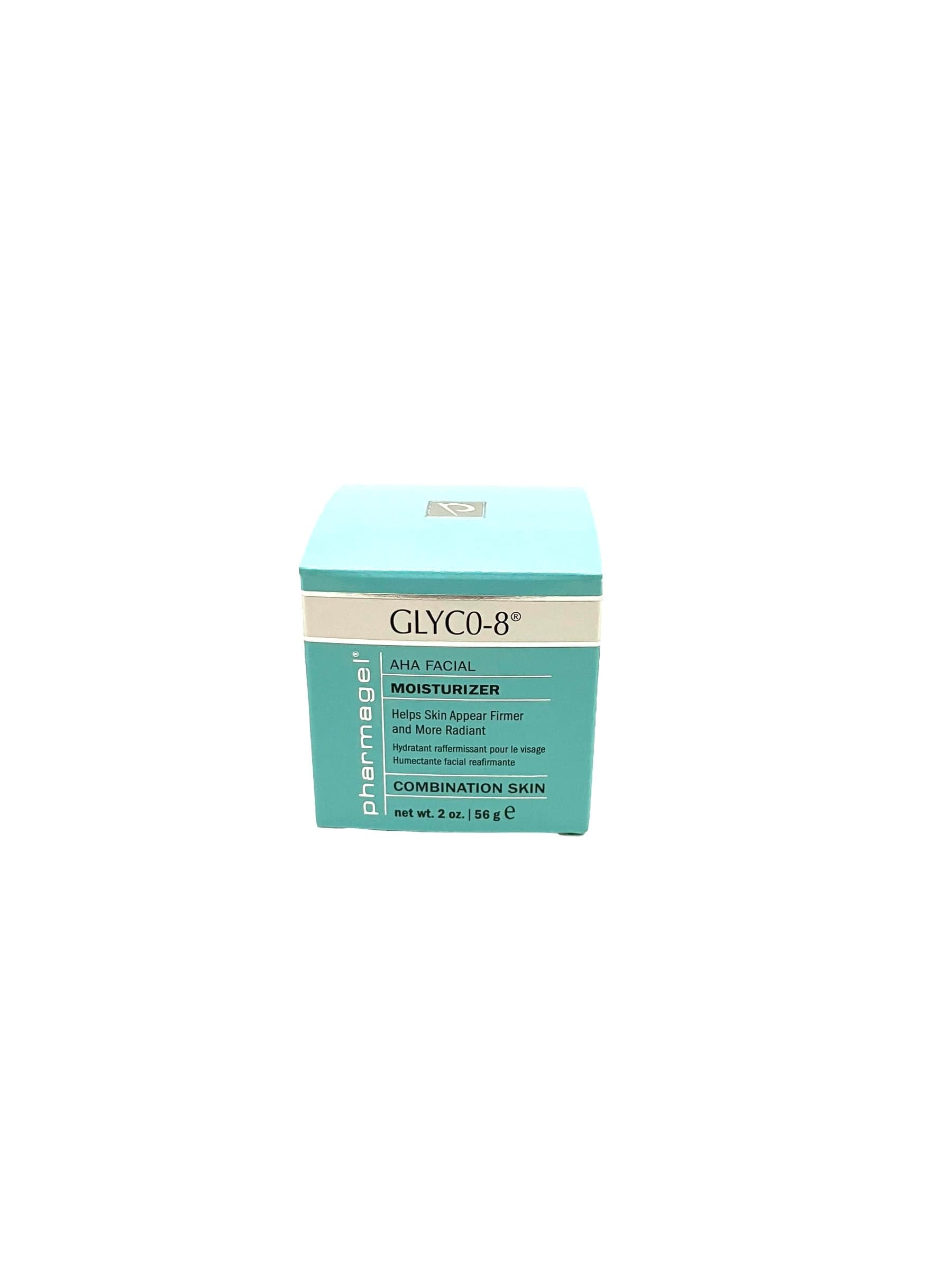 Pharmagel Glyco 8 AHA Facial Moisturizer Combination Skin 2 oz Face Cream With AHA