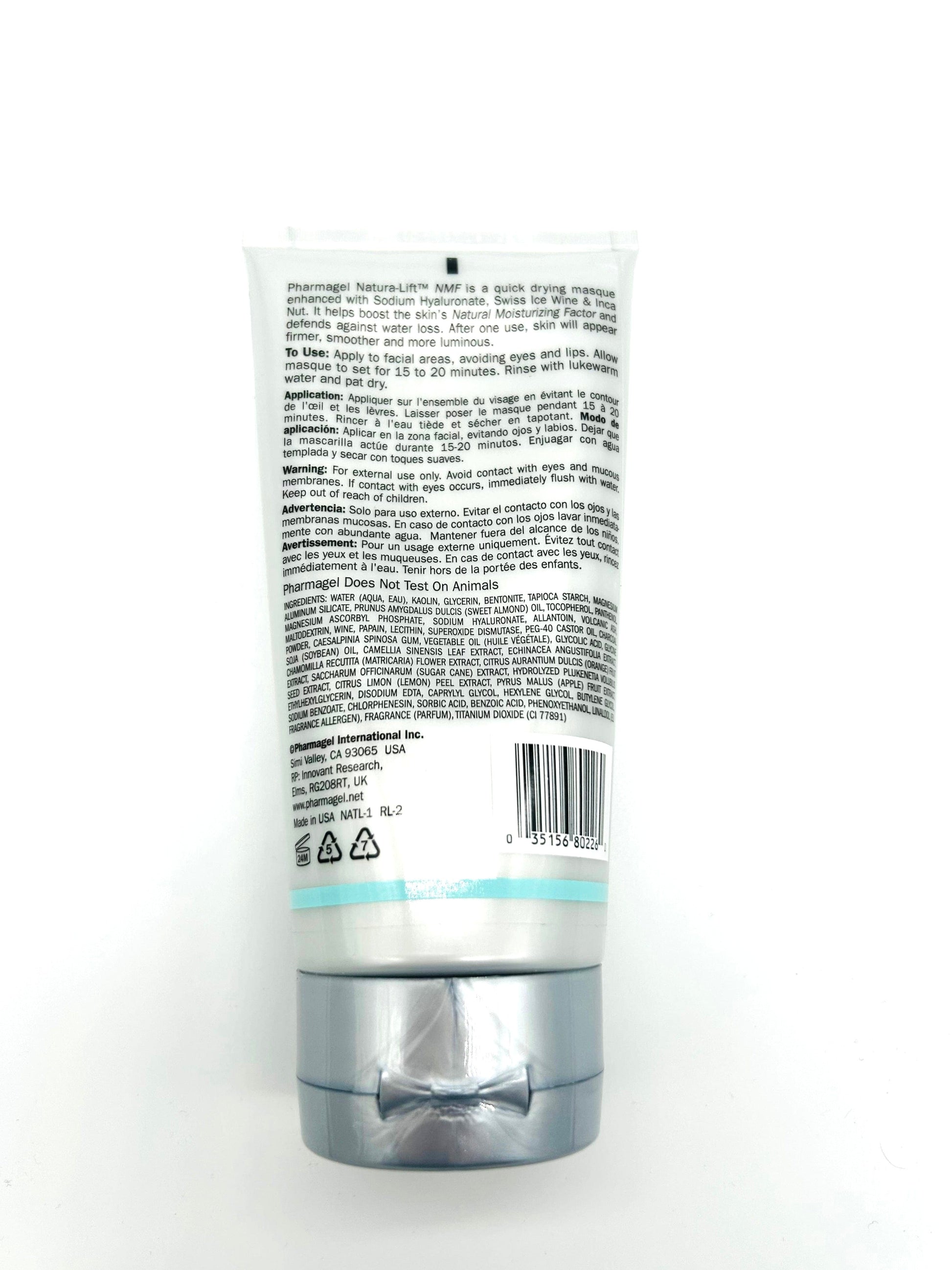 Pharmagel Natura-Lift Hydrating Lift Masque 6 oz Face Mask
