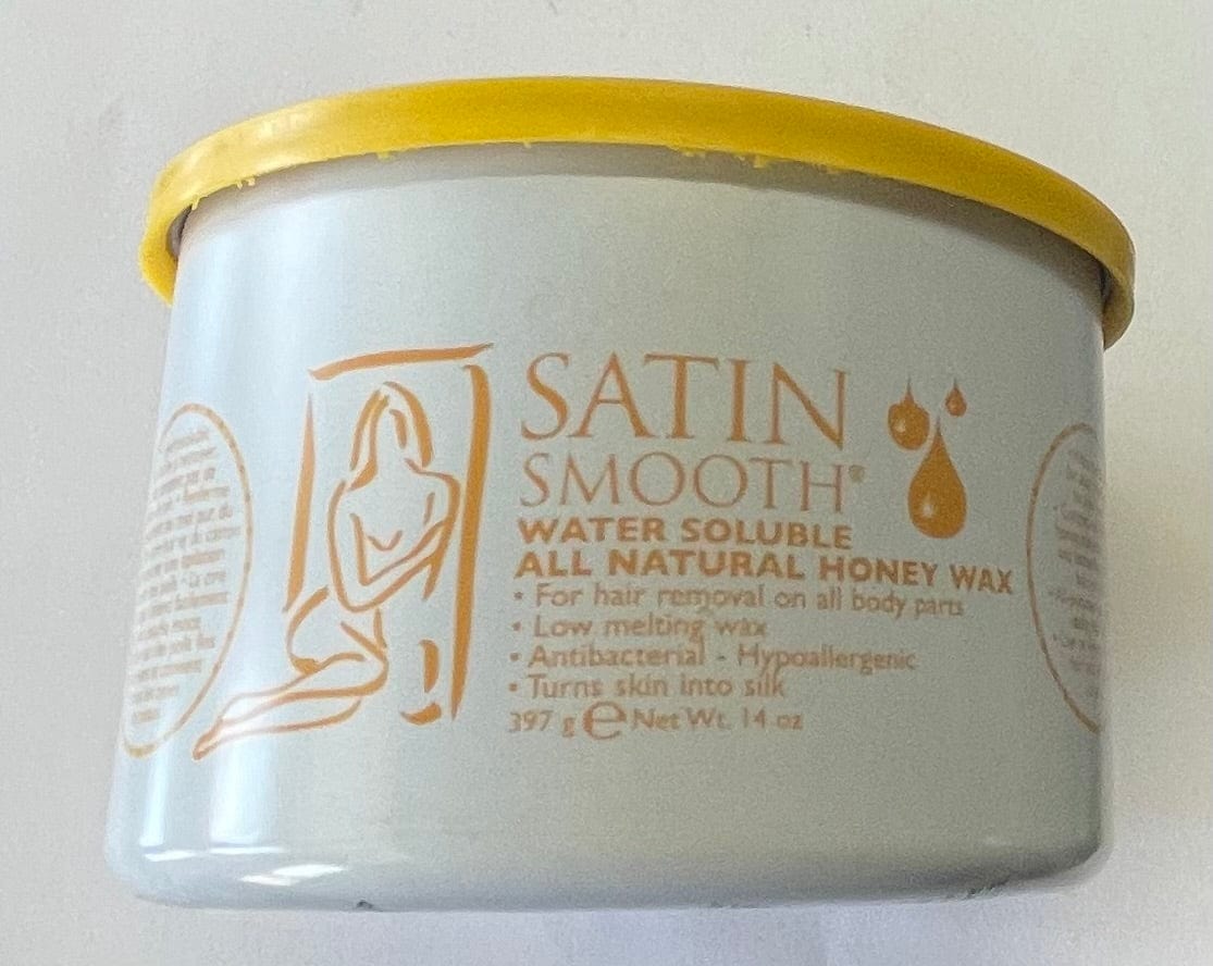 Satin Smooth Hair Removal All Natural Honey Wax 14oz Body Wax