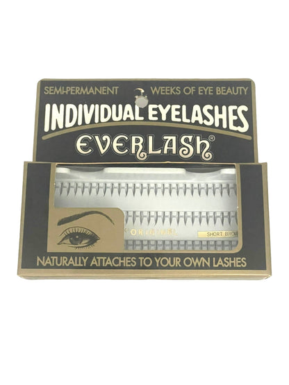 Eye Lashes Ever Lash Brown Individual Single Semi Permanent False Eyelashes