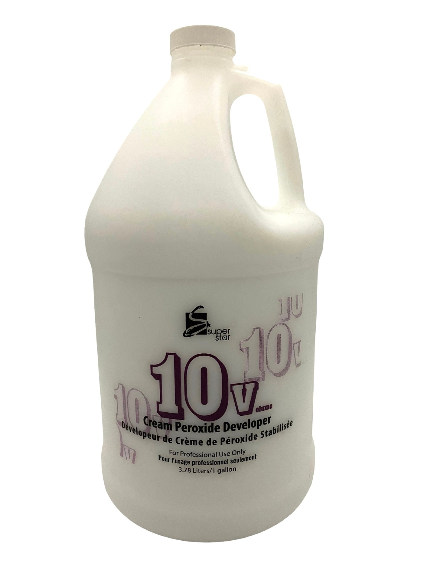 10 Volume Cream Peroxide Super Star Color Developer 1 Gallon 10 Volume Cream