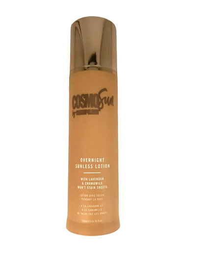 Tanning Over Night Cosmo Sun Sunless Lotion 6.76 oz Sunless Tanning