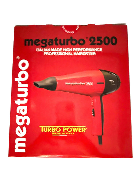 Turbo Power Mega Turbo 2500 Hair Dryer 1875 Watts Hair Dryers