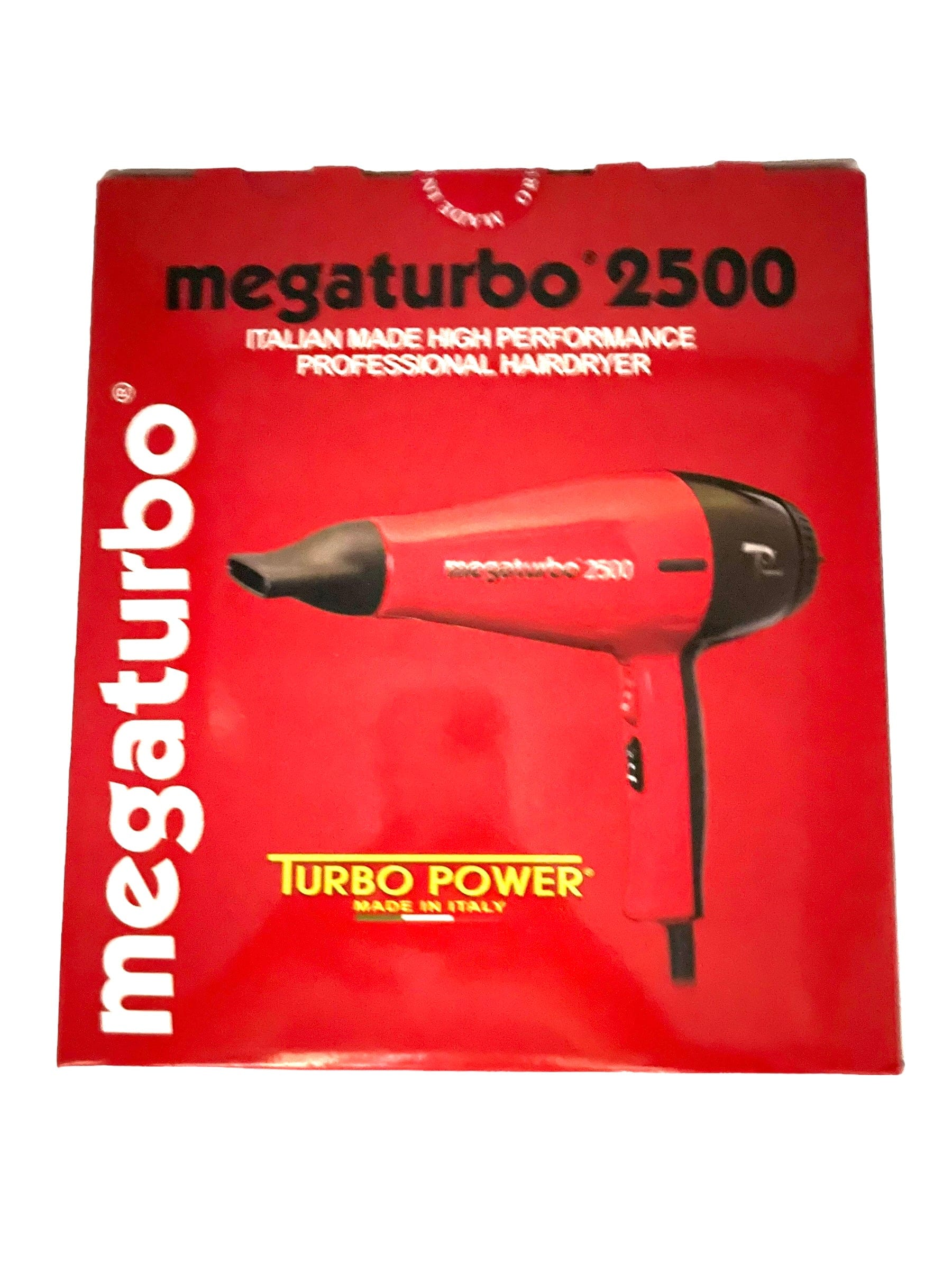 Turbo Power Mega Turbo 2500 Hair Dryer 1875 Watts Hair Dryers
