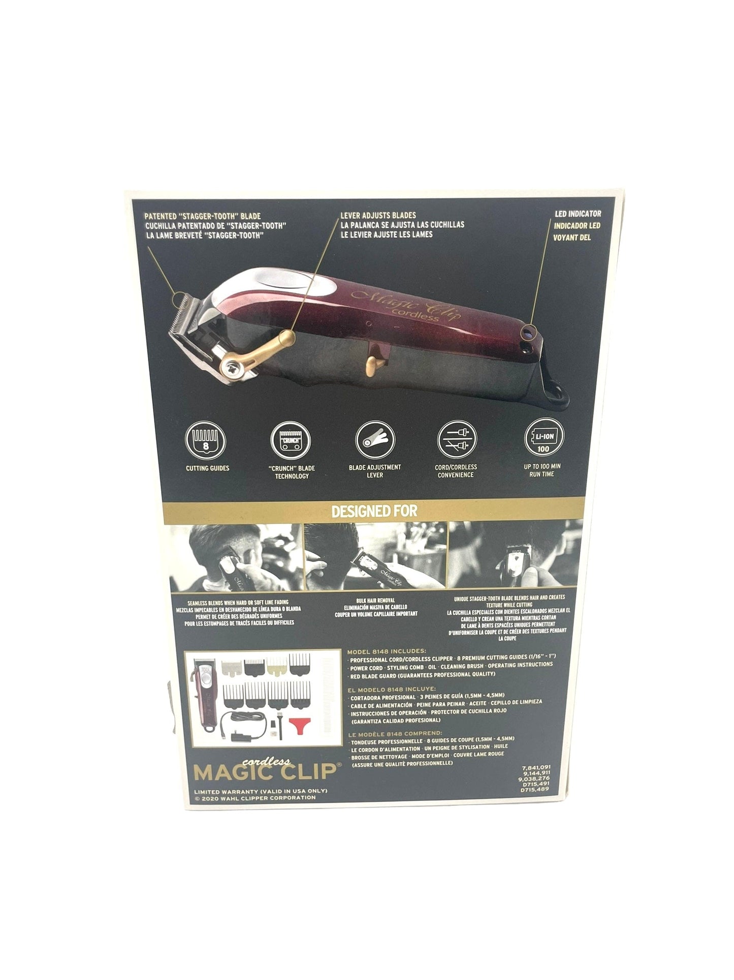 Wahl Professional 5 Star Series Magic Clip Cord/Cordless Clipper #08148 Hair Clippers & Trimmers