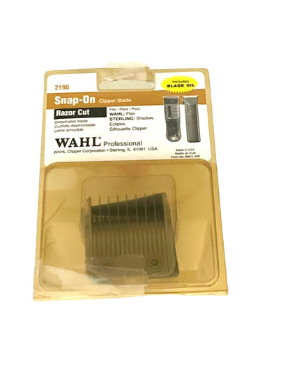 Wahl Sterling Snap On Replacement Blade Razor Cut #2190 Fits Many Clippers Razors & Razor Blades