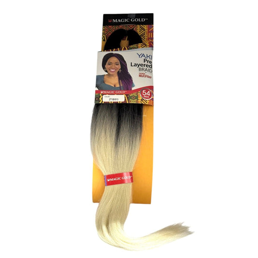 Magic Gold Yaki pre-stretched braiding hair, premium multifiber, one of several braiding hair fiber types compared