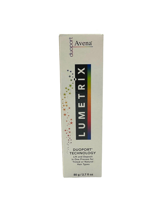 Lumetrix Avena 2 in 1 lift and deposit hair toner and bleach bottle