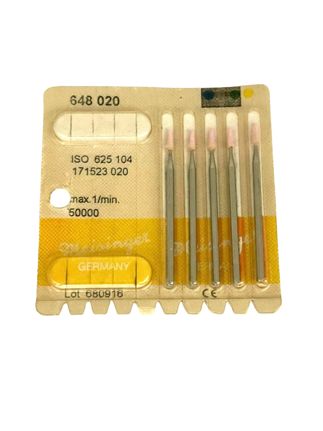 Carbide nail drill bits, five pack, for shaping acrylic and gel