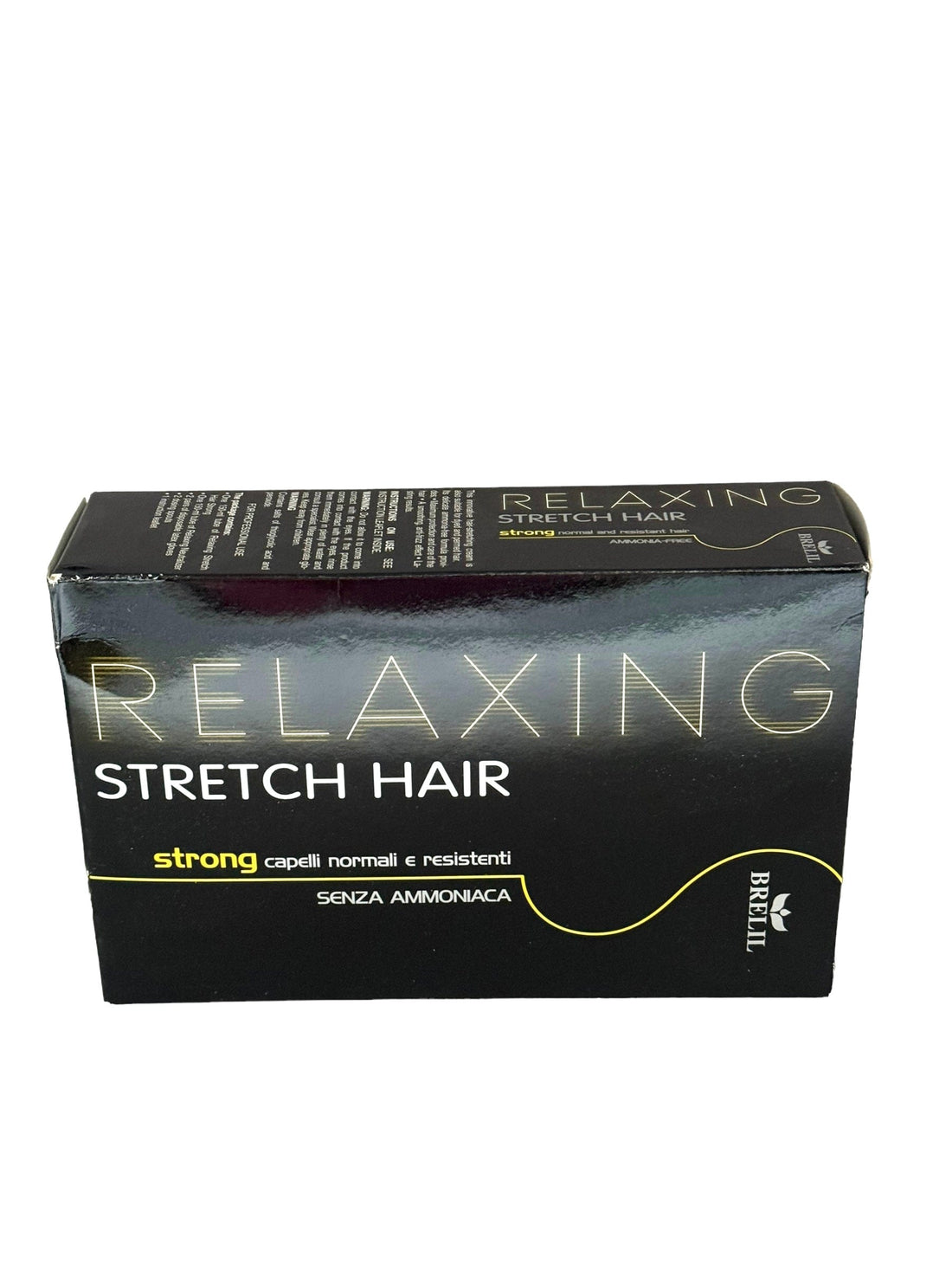 Brelil Relaxing Stretch Hair strong formula relaxer kit box